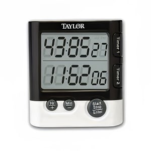 5265191 Taylor Indoor/Outdoor Clock/Thermometer, digita