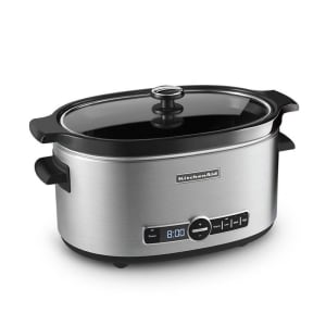 449-KSC6223SS 6 qt Slow Cooker w/ Glass Lid, Stainless Steel