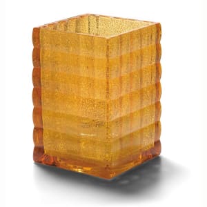 461-1533AJ Square Optic Glass Block for HD12, HD17 & HD26, 2 19/30 x 3 3/4", Amber Jewel
