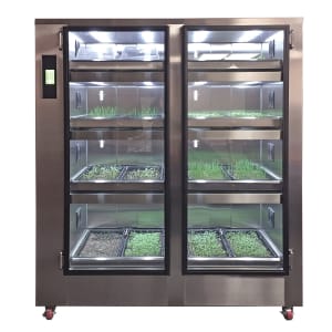 503-GC42 Full Height Non-Insulated Mobile Growing Cabinet w/ (16) Growing Flat Capacity, 120v