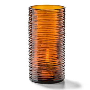 461-48025DA Typhoon Candle Holder for HD17, HD26, & HD36 - 3 1/8" x 6 5/8", Amber