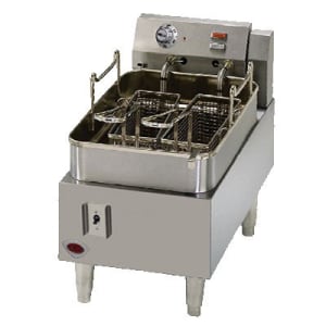 439-F15 Countertop Electric Fryer - (1) 15 lb Vat, 208-240v/1ph/3ph
