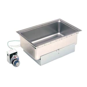 439-SS206TDU208240 Built-In Food Warmer w/ Drain, 12"x20" Pan Opening, Thermostatic, 208-240v/1ph