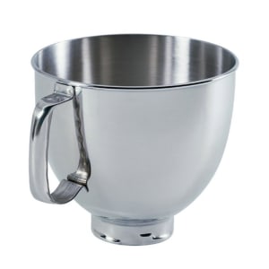 KitchenAid KSM155GBSR 10 Speed Stand Mixer w/ 5 qt Glass Bowl &  Accessories, Sugar Pearl Silver