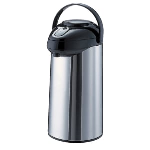482-SSA375 3 3/4 Liter Push Button Airpot, Stainless Steel Liner