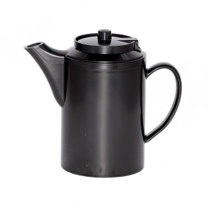 482-TS612BL 16 oz Dripless Teapot w/ Baffled Spout, Self-Locking Lid, Black