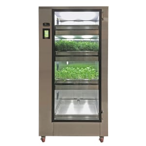 503-GC41 Full Height Non-Insulated Mobile Growing Cabinet w/ (8) Growing Flat Capacity, 120v