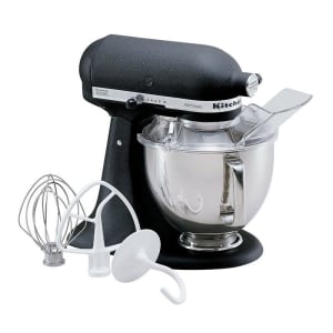 449-KSM150PSBK 10 Speed Stand Mixer w/ 5 qt Stainless Bowl & Accessories, Imperial Black