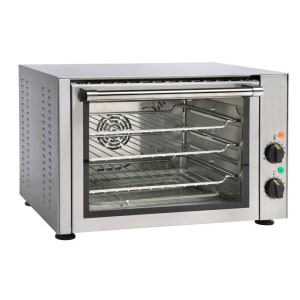 Kratos 29M-002 Commercial Half-Size Countertop Convection Oven, Holds 4  Half-Size Sheet Pans, 1.5 Cu. Ft. Interior, 1600 Watts