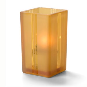 461-6179FA Quad Votive Lamp For HD8 Or HD15, Amber Art Deco