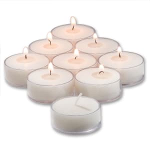 Hollowick TL5WPL-500 Wax Tealight Candle w/ 5 hr Capacity, 1 1/2&quot; x 3/4&quot;, Plastic, Clear