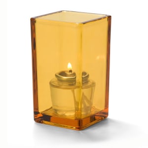 461-6109A Quad Votive Lamp for HD8 & HD15, 4 3/8 x 2 1/2", Amber