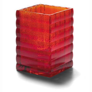 461-1533RJ Square Optic Block Glass Lamp for HD12, HD17 & HD26, 2 19/30 x 3 3/4", Ruby Jewel