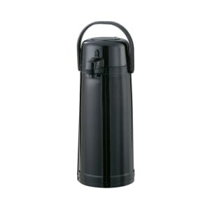 482-ECA22PBL 2 1/5 Liter Push Button Airpot, Glass Liner, Black