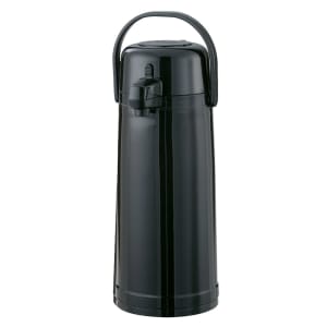 482-ECAS22PBLK 2 2/5 Liter Push Button Airpot, Stainless Steel Liner, Black