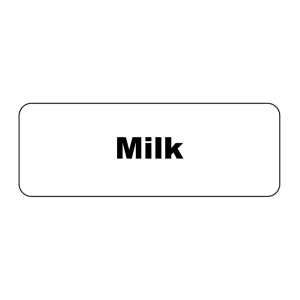 482-MT1MI ID Magnet Tag, 1 1/4 x 3 1/2", Milk