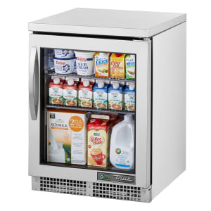 598-TUC24GHCFGD01 24" W Undercounter Refrigerator w/ (1) Section & (1) Right Hinge Door,...