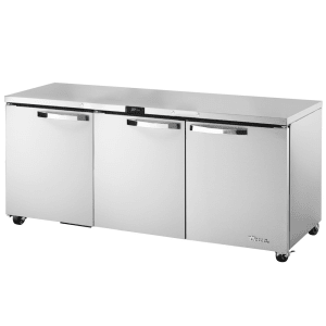 True TUC-72-HC~SPEC3 ADA 72&quot; W Undercounter Refrigerator w/ (3) Sections &amp; (3) Doors, 115v