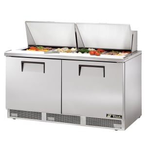True TFP-64-24M 64&quot; Sandwich/Salad Prep Table w/ Refrigerated Base, 115v
