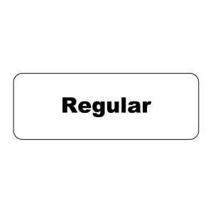 482-MT1RE ID Magnet Tag, 1 1/4 x 3 1/2", Regular