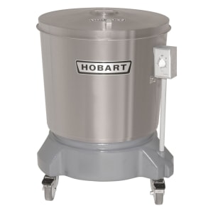 617-SDPS11 20 Gallon Salad Dryer w/ Drain & Stainless Outer Tub, 115v