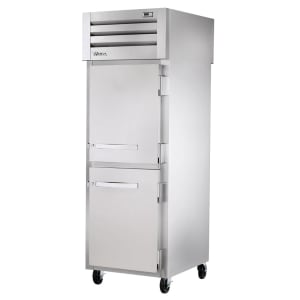 598-STA1FPT2HS2HS 27" One Section Pass Thru Freezer, (4) Solid Door, 115v
