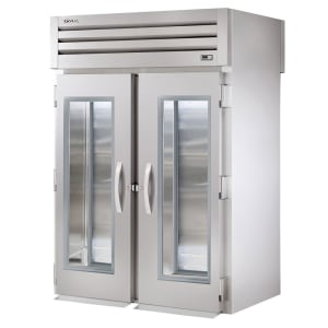 598-STR2RRT2G2S 68" Two Section Roll Thru Refrigerator, (4) Left/Right Hinge Glass Doors, 11...