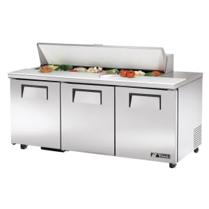 True TSSU-72-16-HC ADA 72&quot; TSSU Series Sandwich/Salad Prep Table w/ Refrigerated Base, 115v