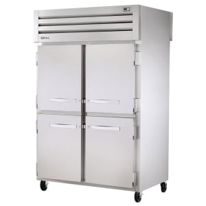598-STG2DT4HS 52 5/8" SPEC SERIES® Two Section Commercial Combo Refrigerator Freezer - Solid Doors, Dual Temp, 115