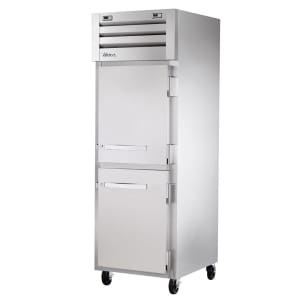 598-STR1DT2HS 28" One Section Commercial Refrigerator Freezer - Solid Doors, Top Compressor,...