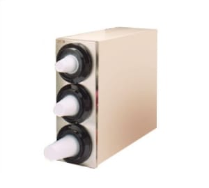 623-1015598 Cup Dispenser, Cabinet, (3) Compartment, All Cup Types