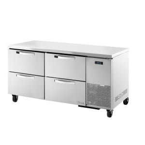 598-TUC67D4SPEC1 67" W Undercounter Refrigerator w/ (2) Sections & (4) Drawers, 115v