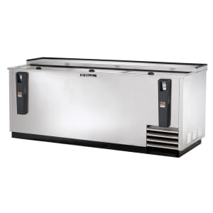 598-TD8030S 80 1/2" Forced Air Bottle Cooler - Holds (720) 12 oz Bottles, Lid Locks, 115v