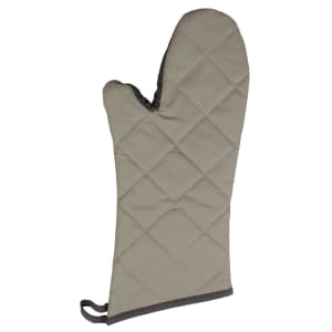 752-CL2PX27BETF1 17" Conventional Oven Mitt - Pyrotex®, Beige/Black