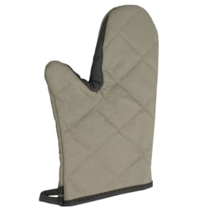 752-CL2PX23BETF1 13" Conventional Oven Mitt - Pyrotex®, Beige/Black