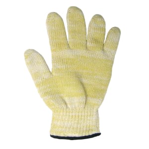 752-CLGLOF20YL1 10" Oven/Freezer Glove w/ Cotton Lining - Nomex, Yellow