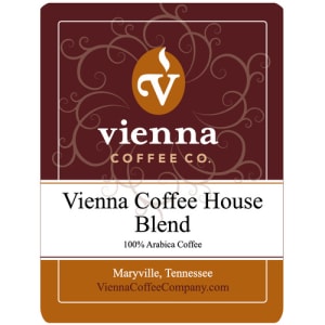 775-WVCHW12 12 oz Whole Bean Coffee, Vienna Coffee House Blend