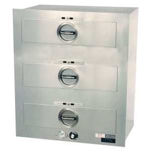 853-3C80AT09 29.19"W Built In Warming Drawer w/ (3) 21.5" Compartments, 120v