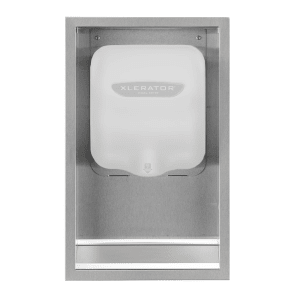 635-40502 Recess Kit Only for Xlerator Hand Dryers, Brushed Stainless
