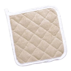 752-CLTPH8BE1 8" Square Pot Holder - Terry, Beige