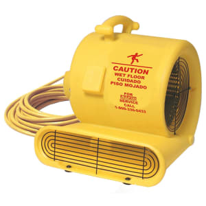 856-AM10D 18" Floor Dryer w/ 3 Speeds, Yellow