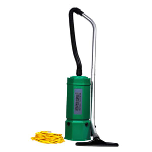 856-BG1006 6 qt Advance Filtration Backpack Vacuum w/ 8 Piece Tool Kit - 1175 Watts, Green