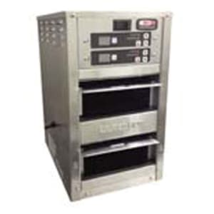 503-MC213GS2T 9.88"W Freestanding Warming Unit w/ (2) 6" Compartments, 120v