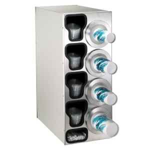 472-BFLC4RSS Cup & Lid Organizer, Cabinet, (9) Compartment, All Cup Types