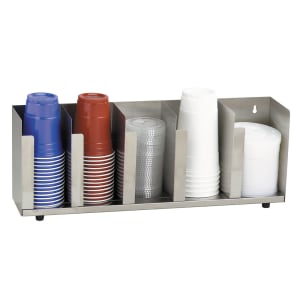 472-CTLD22 Cup & Lid Organizer, (5) Compartment, All Cup Types