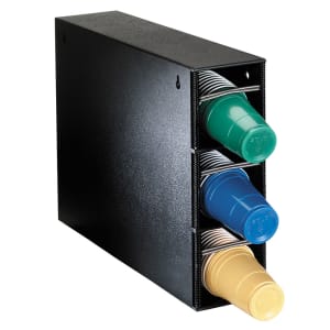 472-PLCT3BT Cup Dispenser, Cabinet, (3) Compartment, All Cup Types