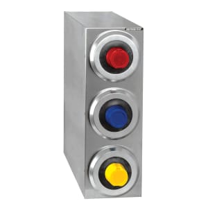 472-SLRR3SS Cup Dispenser, Cabinet, (3) Compartment, All Cup Types