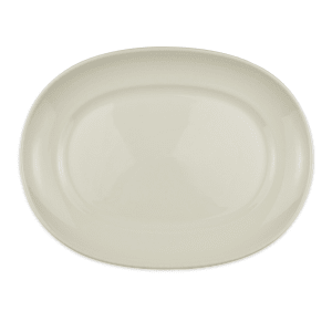 179-12252100 14" Oval RE-21 Platter - China, Ivory