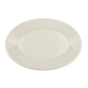 179-15700 13 3/8" x 9 1/4" Oval Platter - China, Ivory