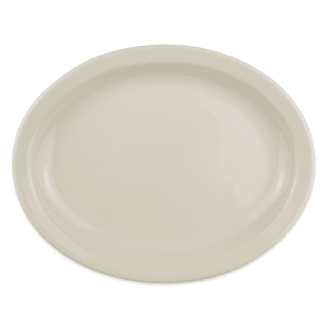 179-26000 11 3/8" x 9" Oval Platter - China, Ivory